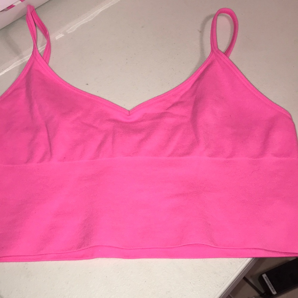 Hot pink bralette